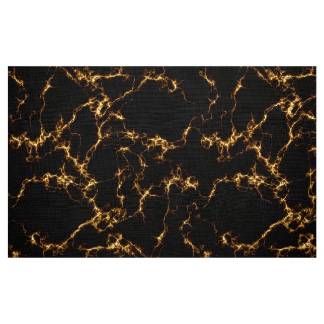 Elegant marmor style3 - svart guld tyg (Fat Quarter)