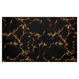Elegant marmor style3 - svart guld tyg