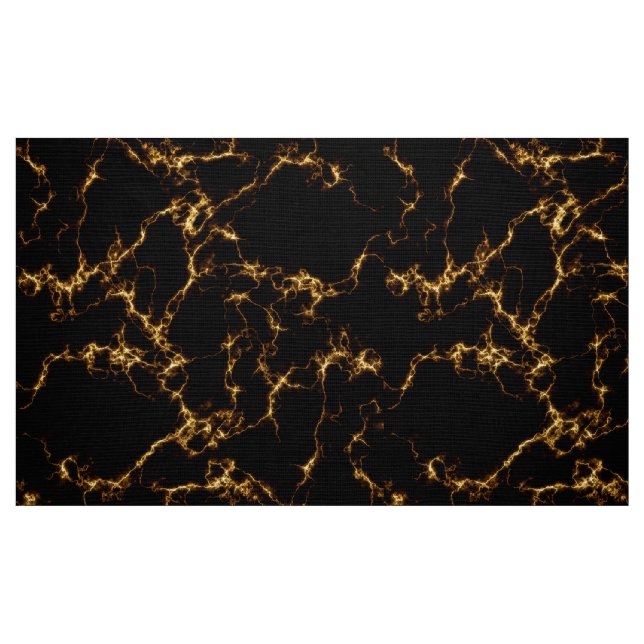 Elegant marmor style3 - svart guld tyg (Fat Quarter)