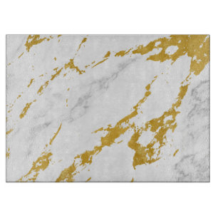Elegant marmor style6 - guld och vit