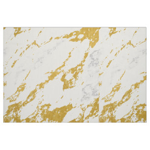 Elegant marmor style6 - guld och vit tyg