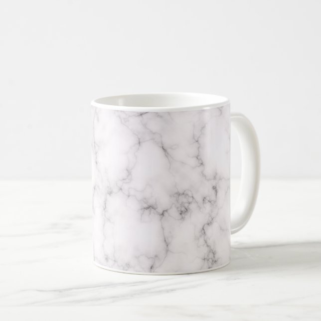 Elegant marmorstil kaffemugg (Framsida höger)
