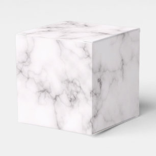 Elegant marmorstil presentaskar