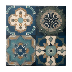 Elegant marockansk keramiskt plattor kakelplatta