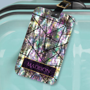 Elegant Marodescent glitter Bagagebricka
