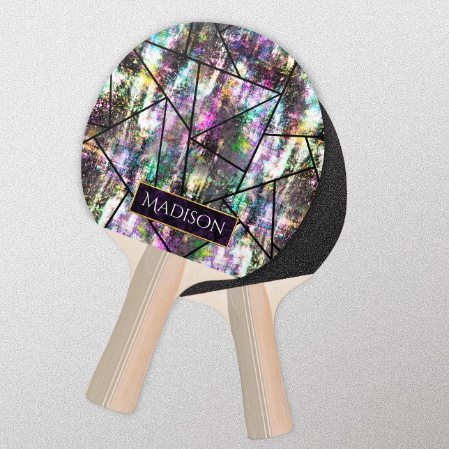 Elegant Marodescent glitter Pingisracket (Skapare uppladdad)