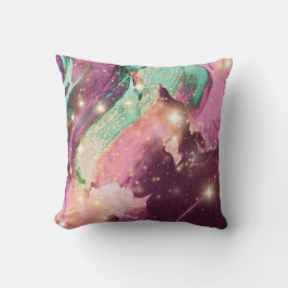 Elegant Maroon Färg Stänk Kudde