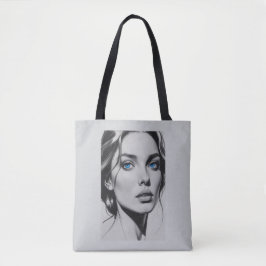 Elegant MarYouma Girl Tote Bag - Chic Kavaj Tygkasse