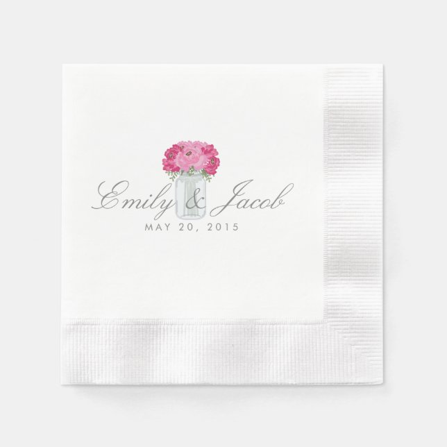 Elegant Mason Burk Pappersservett (Framsidan)