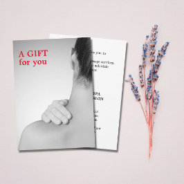 Elegant Massage Therapist Photo Gift