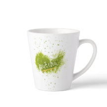 Elegant matcha-latte kopp