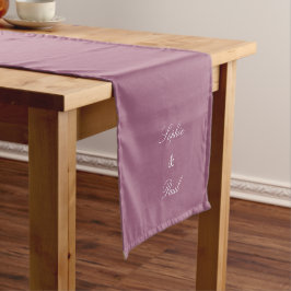 Elegant Mauve Bröllop Bord Springer