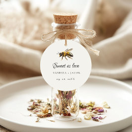 Elegant Meant to Bee Wedding Favor Gåvor Etiketter