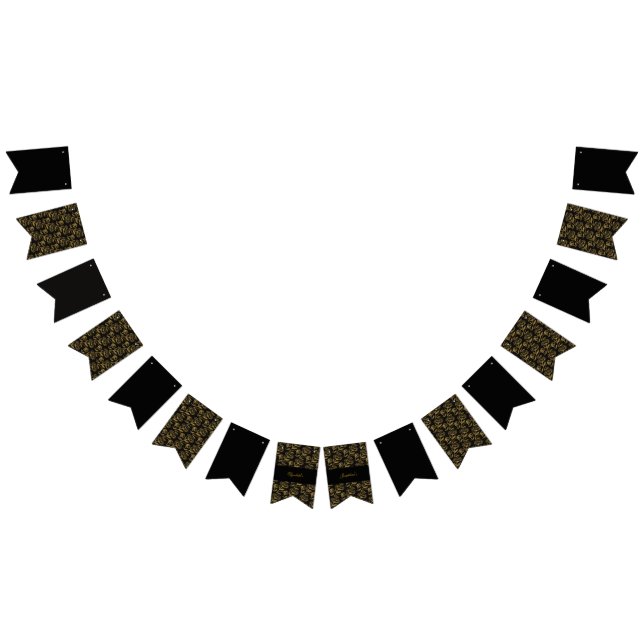 Elegant med dubbla födelsedag vimplar (Alla)