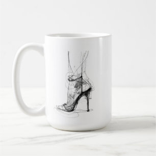 Elegant med hög höjd - Feminin Stil Kaffemugg