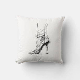 Elegant med hög höjd - Feminin Stil Kudde