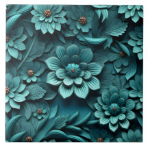 Elegant med inbyggd 3D-Blommigt Relief