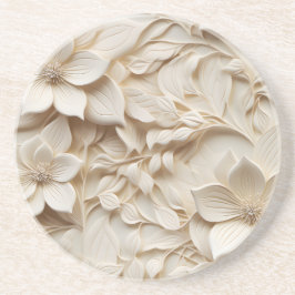 Elegant med inbyggd 3D-Blommigt Relief Underlägg