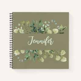 Elegant med namnet botaniskt ram löv pastel