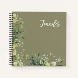 Elegant med namnet botaniskt ram löv pastel