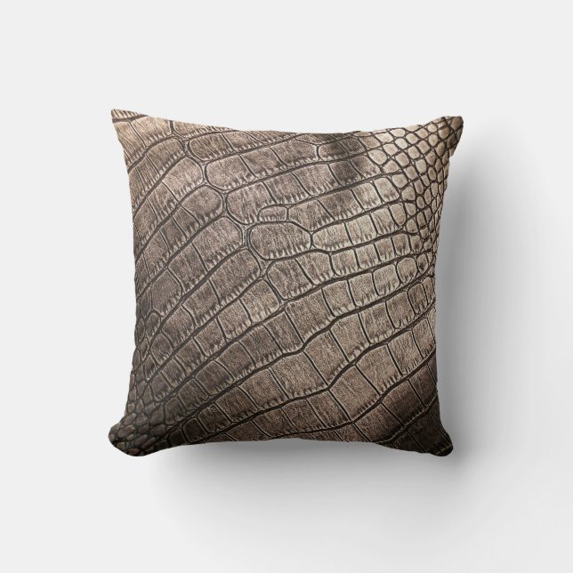 Elegant med närbeklädnad: Texturerat Mönster Kudde (Framsida)