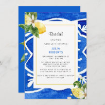 Elegant Medelhavets Blommigt och Lemon-Möhippan