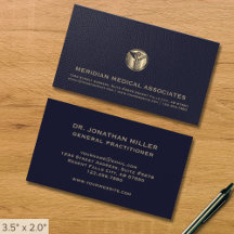 Elegant Medicinskt Affärskort
