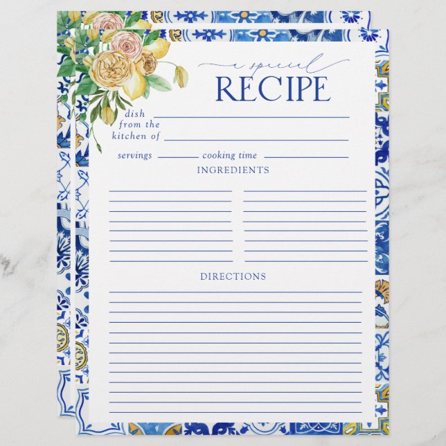 Elegant Mediterranean Lemon Möhippa Recipe (Fram/baksida)