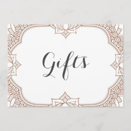 Elegant Mehndi Gifts-tecken