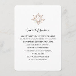 Elegant Mehndi Infoga kort