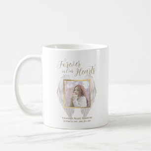 Elegant Memorial Forever i vårt Hjärtefoto Kaffemugg