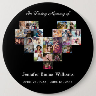 Elegant Memorial Photo collage Funeral Sympathy Knapp