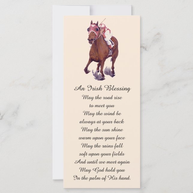 Elegant Memorial Service Card (Framsida)