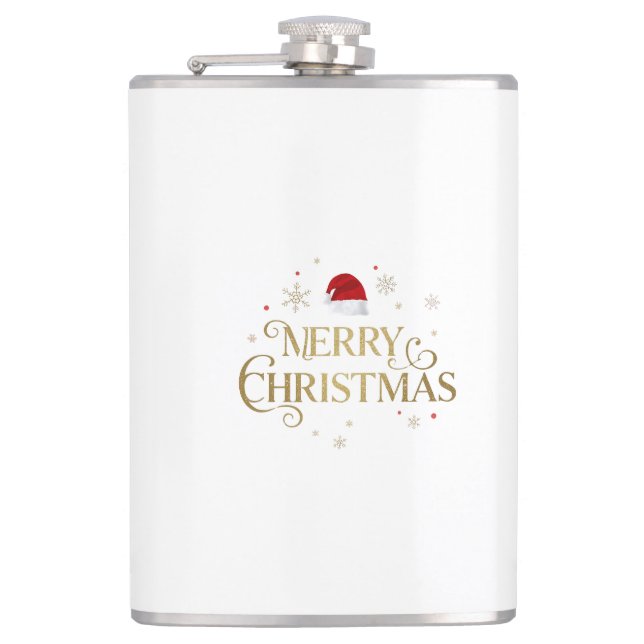 Elegant Merry Christmas Gold & Red Design Fickplunta (Framsidan)