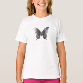 Elegant Metall Butterfly Kids T-Shirt