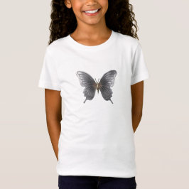Elegant Metall Butterfly Kids T-Shirt