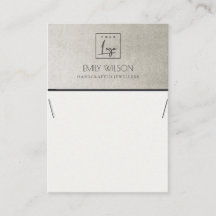 ELEGANT METALLIC FAUX SILVER LOGOTYP NECKLACE VISN