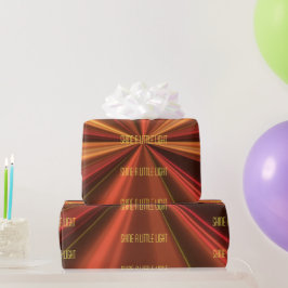 Elegant Metallic Mönster Benice Snyggt Presentpapper