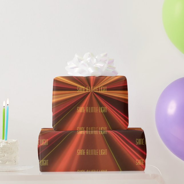 Elegant Metallic Mönster Benice Snyggt Presentpapper (Festgåvor)