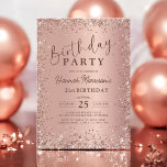Elegant Metallic Ro Guld Glitter 21:a födelsedag Inbjudningar<br><div class="desc">Högtidlighålla 21-årsdagen i stil med denna Elegant Metallic Ro Guld Glitter 21:a födelsedagsinbjudan! Den bedövande designen av metalliskt ro guld, parad med mousserande accenter från glitter, exuderar sofistikering och glamor. Denna inbjudan anger tonen för ett oförglömligt firande, skapar den perfekten för dem som vill markera sin speciella dag med elegans...</div>