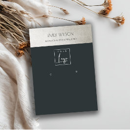 ELEGANT METALLISK BLACK SILVER LOGOTYP ÖKNING VISN VISITKORT