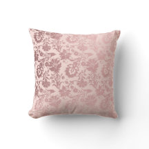 Elegant Metallisk Rosa Dekorativ Blommigt