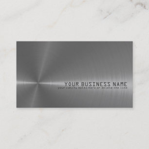 Elegant metallisk visitkort