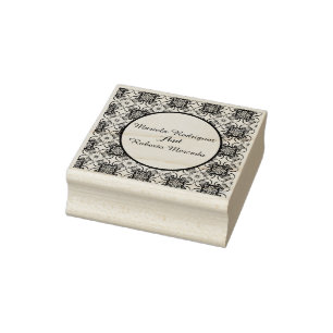 Elegant Mexikansk Blommigt Talavera Oval Bröllop Stämpel