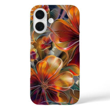 Elegant Midnight Blommigt iphone case
