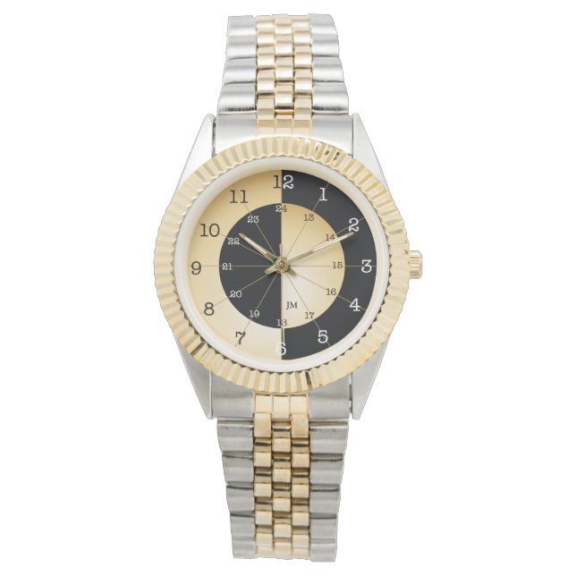 Elegant Military time Armbandsur (Framsida)