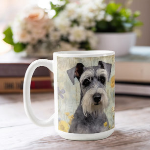 Elegant Mini Schnauzer Kaffemugg