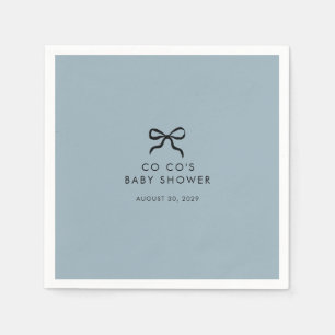 Elegant Minimal babybabyskor Pappersservett