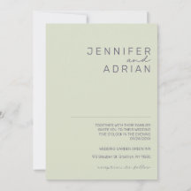 Elegant Minimal Beige Modern Enkel Bröllop