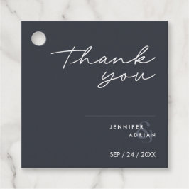 Elegant Minimal bläckfisk Bläck Modern Bröllop Gåvor Etiketter